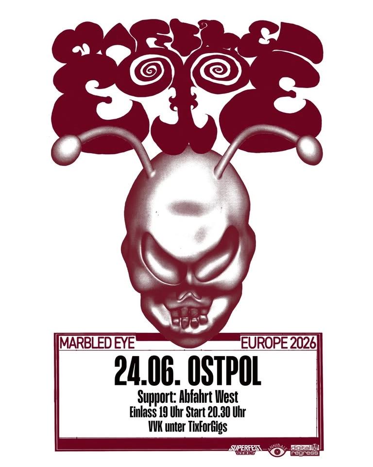 Marbled Eye (USA) // Ostpol, Dresden (+ Biergarten ab 18 Uhr)