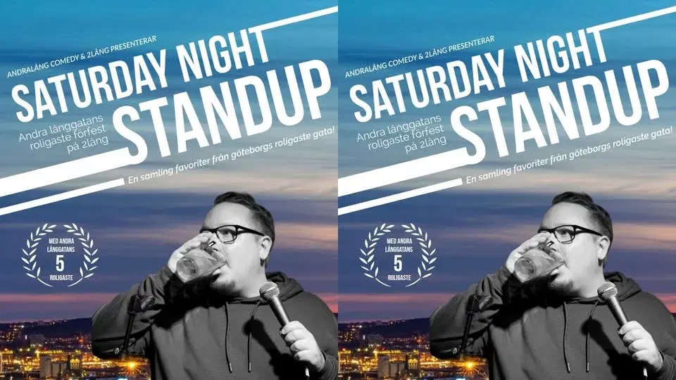 đ Saturday Night Standup đ AndralĂ„ng Comedy đ§Ą 2LĂ„ng - Teater & Bar