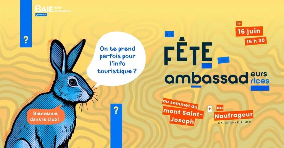 Fête des ambassadeur·rices - 5e édition ! 🐇🏔️