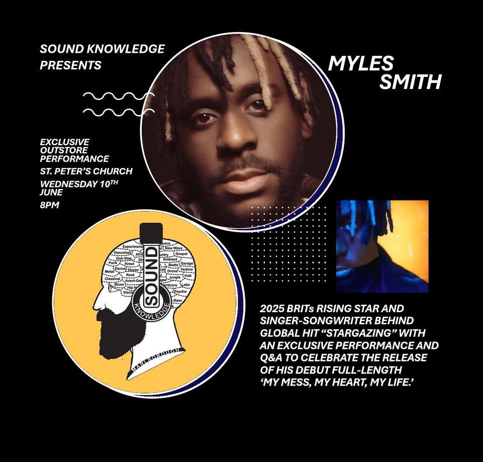 Myles Smith at St. Peter's - ‘My Mess, My Heart, My Life.’ Outstore