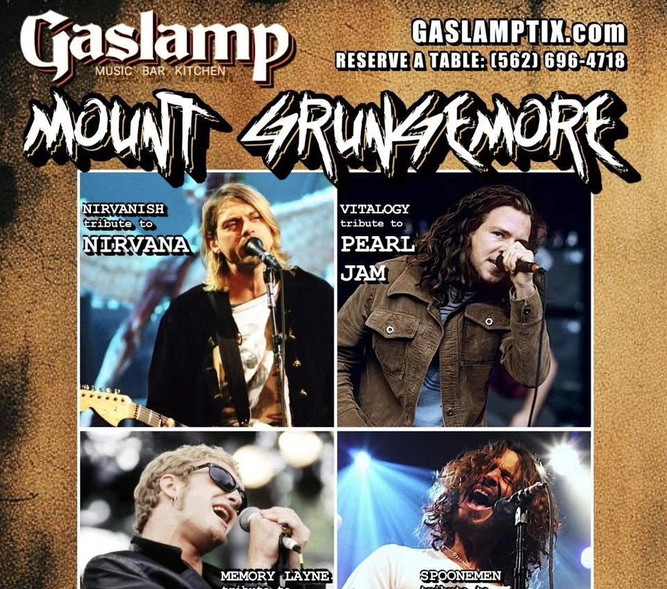 PEARL JAM + NIRVANA + ALICE IN CHAINS + SOUNDGARDEN TRIBUTES