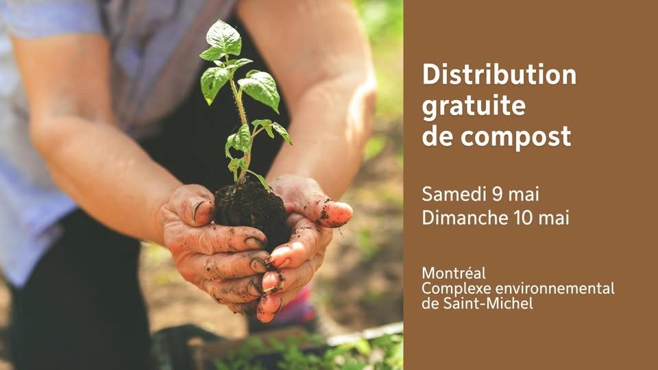 Distribution gratuite de compost à Montréal