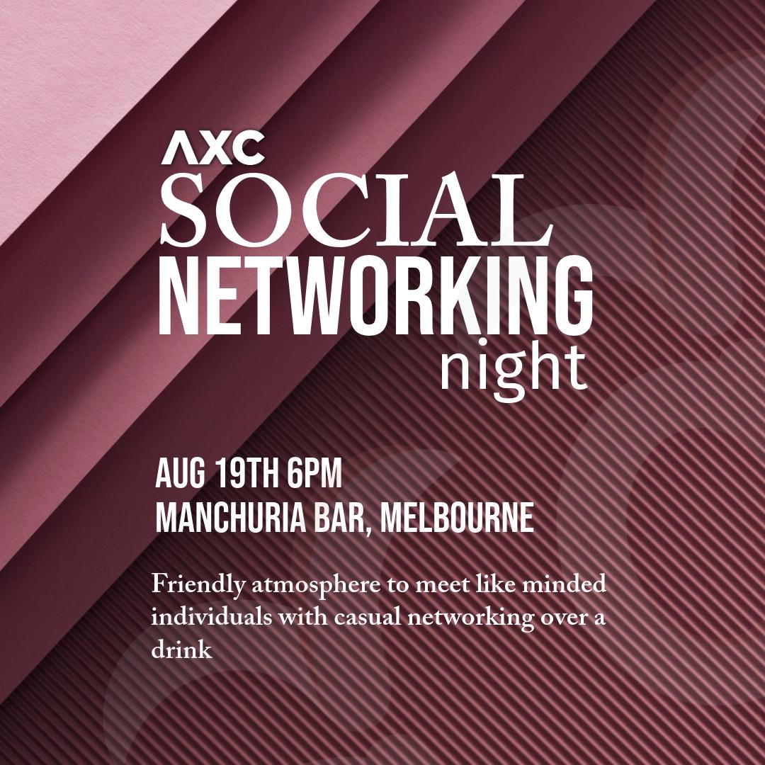 AXC Connect: Social Networking Night - MEL
