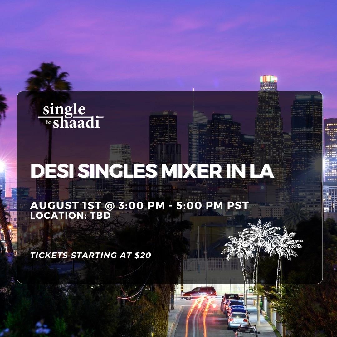 Desi Singles Mixer in LA