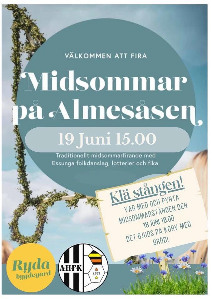 Midsommarfirande på Almesåsen 🌸