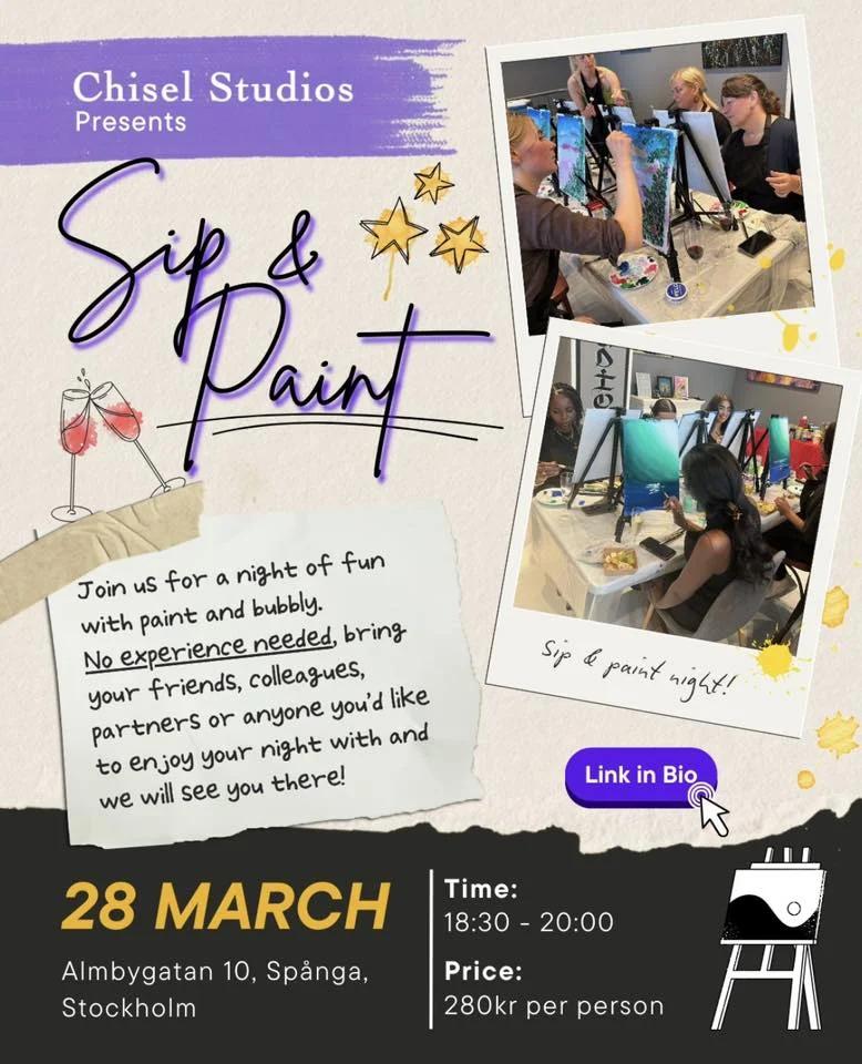 Chisel Studios Sip & Paint