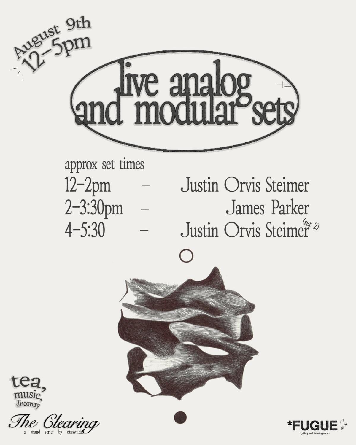 The Clearing @Fugue Gallery with Justin Orvis Steimer and James Parker