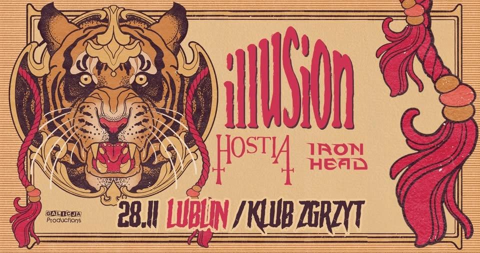 TRASA ILLUSION, HOSTIA, IRON HEAD | 28.11.26 LUBLIN FABRYKA KULTURY ZGRZYT