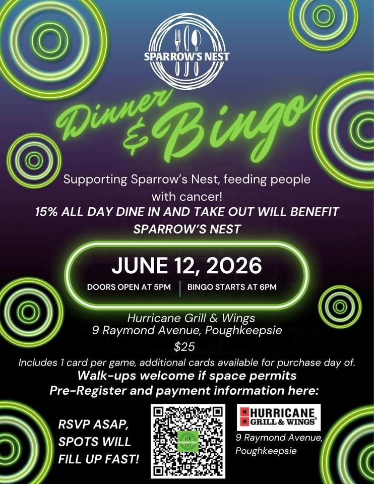 Sparrow's Nest Dinner & Bingo Night