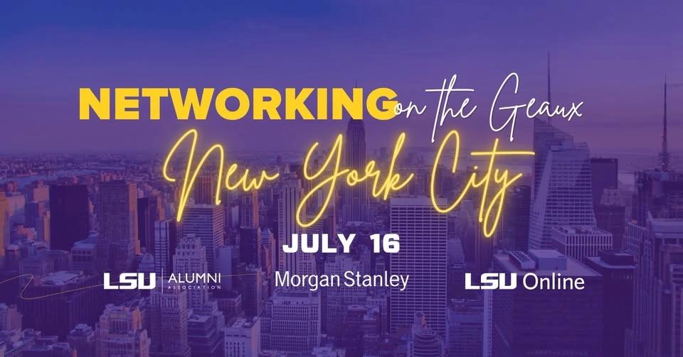 Networking on the Geaux - New York City