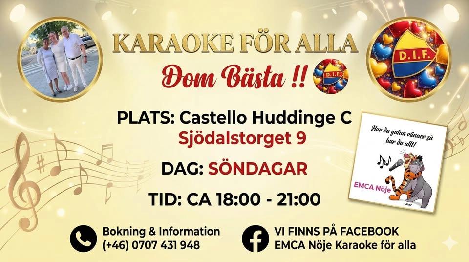 Karaoke för alla i Huddinge