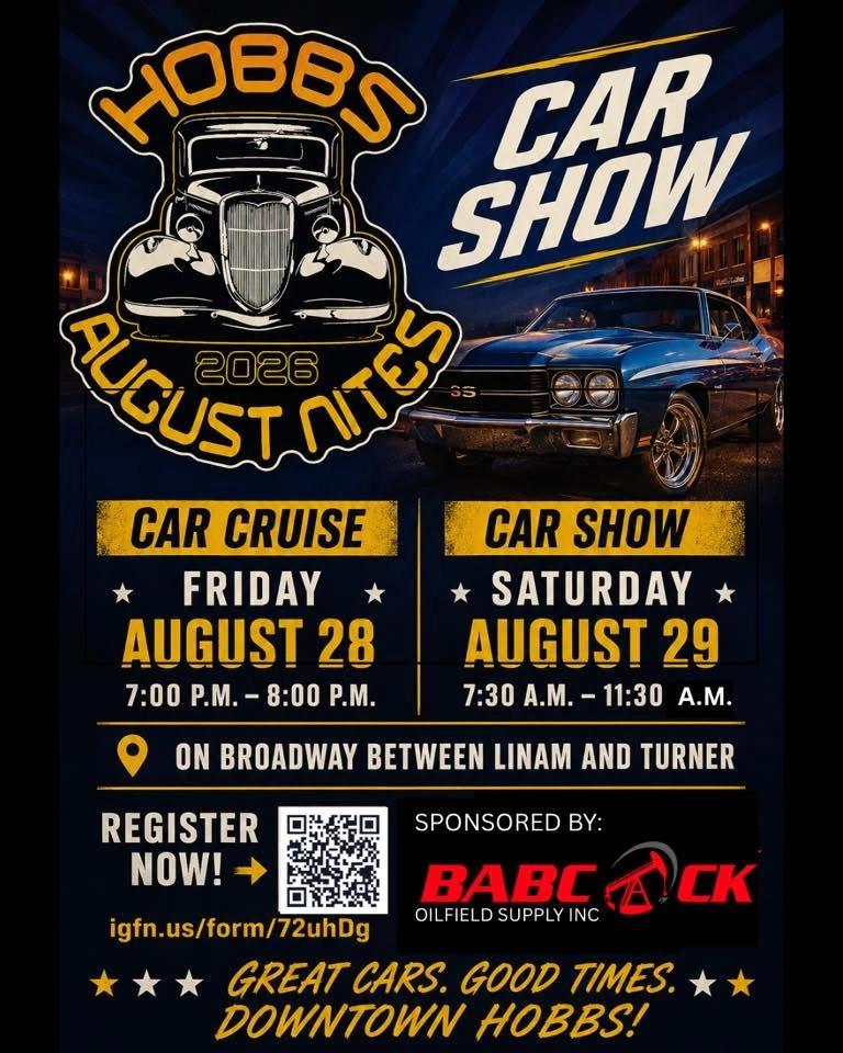 Hobbs August Nites Car Show