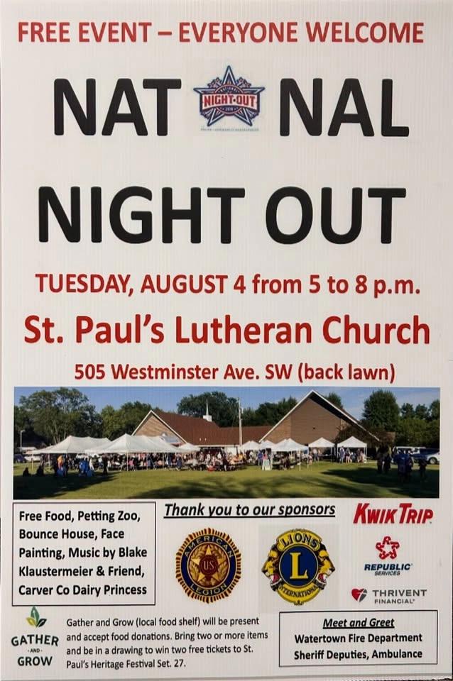 National Night Out ๐ Free Community Event!