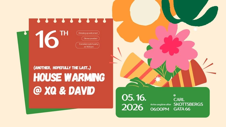 (Another) Housewarming @ XQ & David