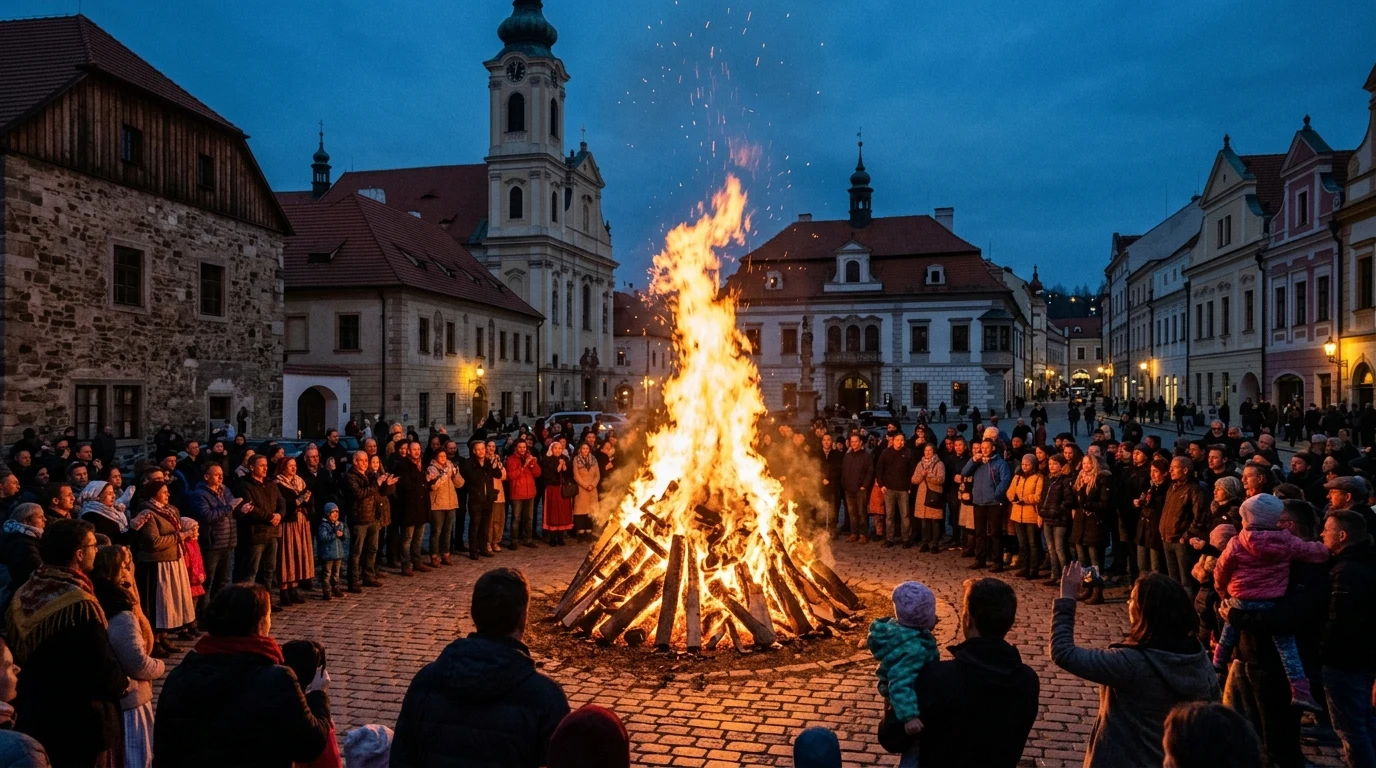 Husitská vatra – pálení ohňů na předvečer svátku