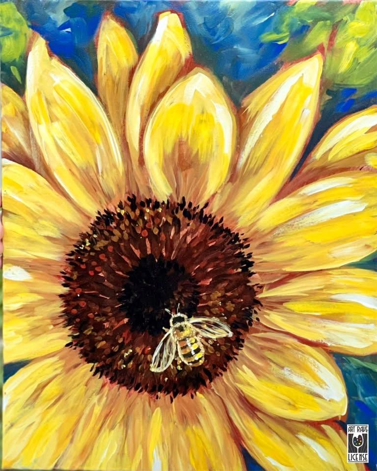 08/03 Paint Sunflower Soiree at Highland Nursery in St. Paul, MN at 6:30 PM