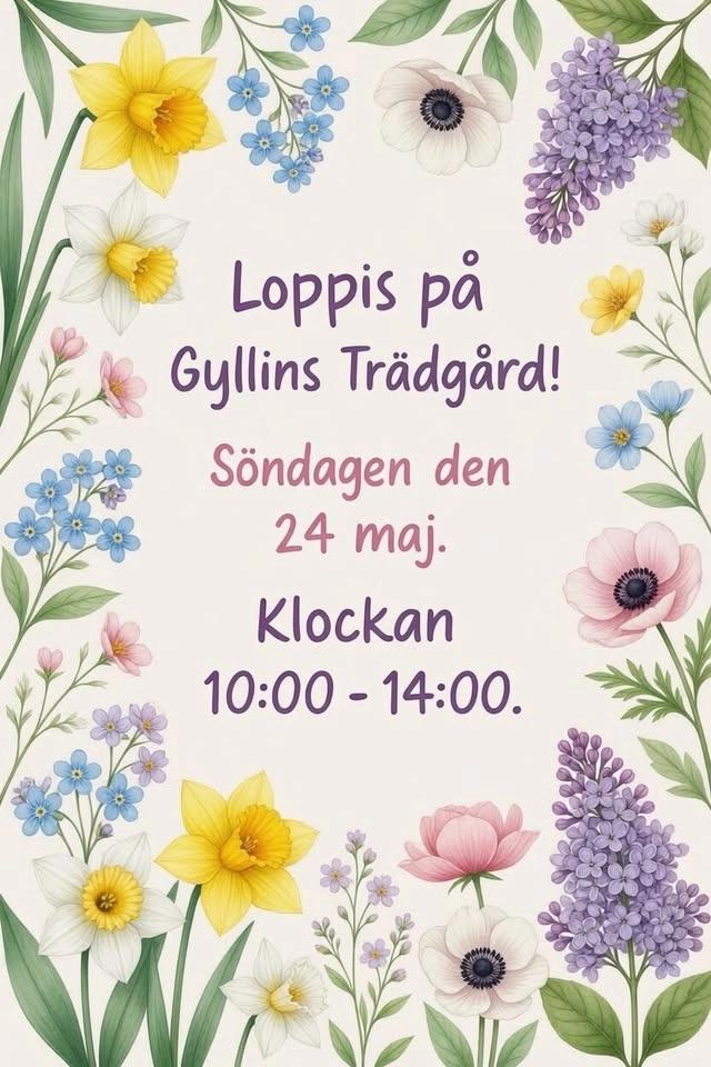 Loppis på Gyllins Trädgård!