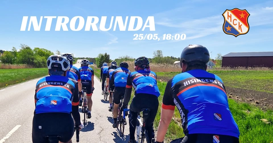 Introrunda med Hisingens CK, 25/05