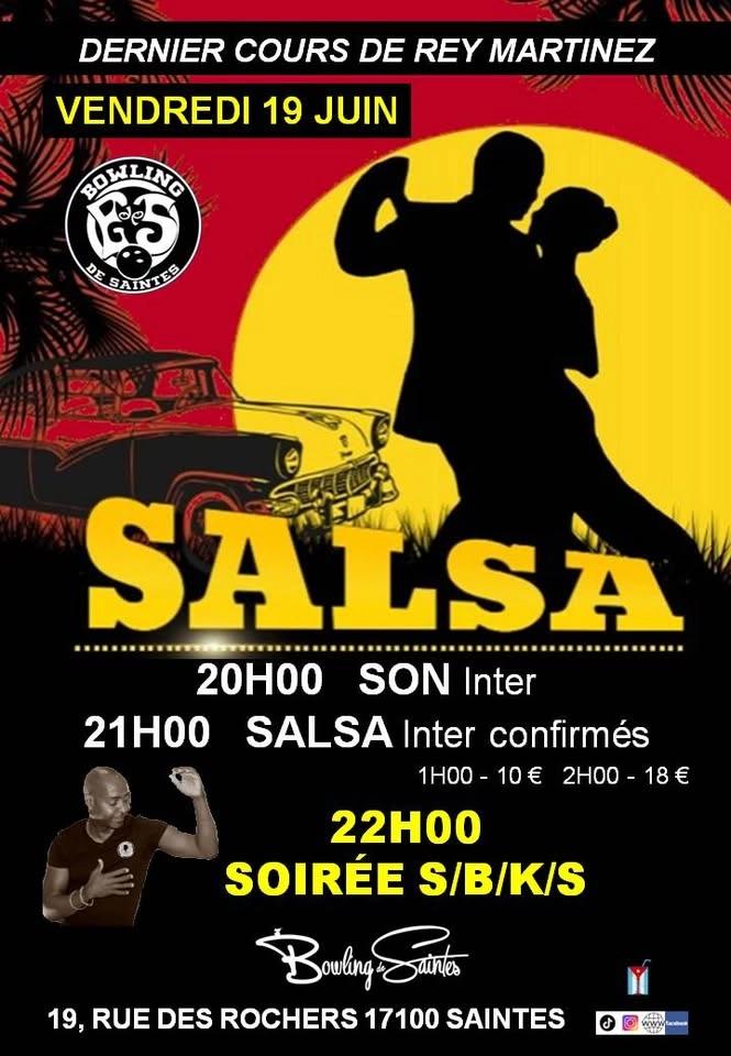 REY MARTINEZ Dernier cours de Salsa et Soirée d'au revoir SBKS