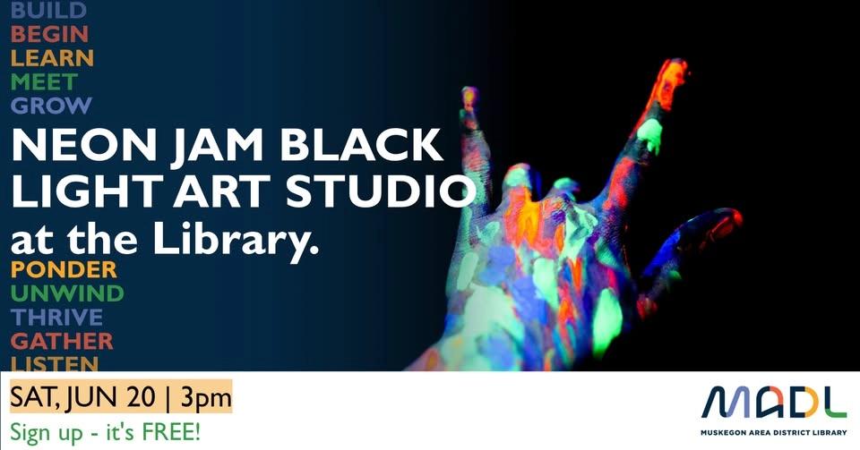 Neon Jam Black Light Art Studio
