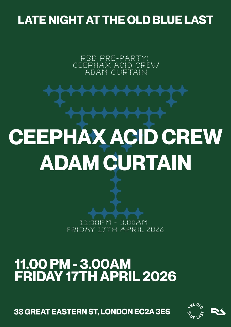 LNATOBL Record Store Day Pre-Party: Ceephax Acid Crew + Adam Curtain