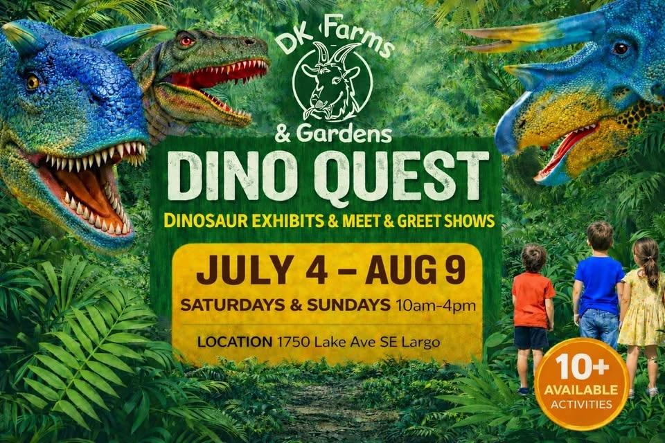 Dino Quest @ DK Farms & Gardens