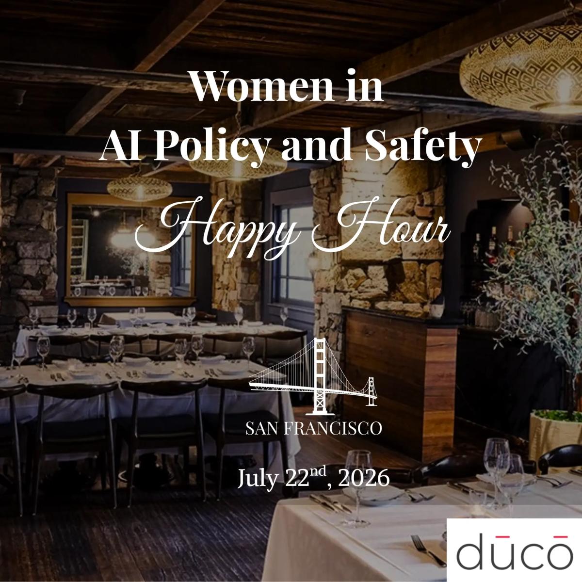 Women in AI Policy & Safety Happy Hour