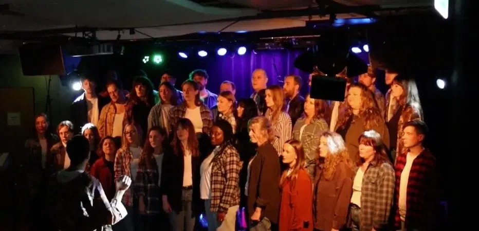 Göteborgs Indiekör på Kinesiska Muren