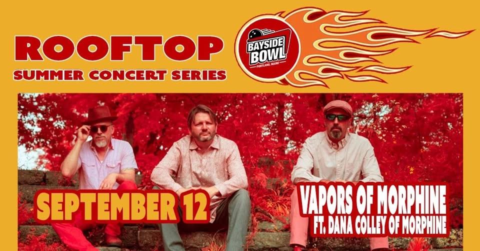Vapors of Morphine ft. Dana Colley of Morphine live on the Bayside Bowl Roof | Ticketed | all-ages