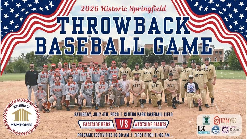 2026 Fourth of July Throwback Baseball Game, Presented by M&M Homes