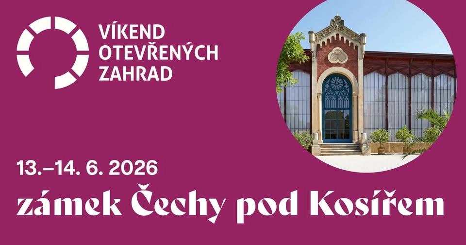 Víkend otevřených zahrad na zámku v Čechách pod Kosířem