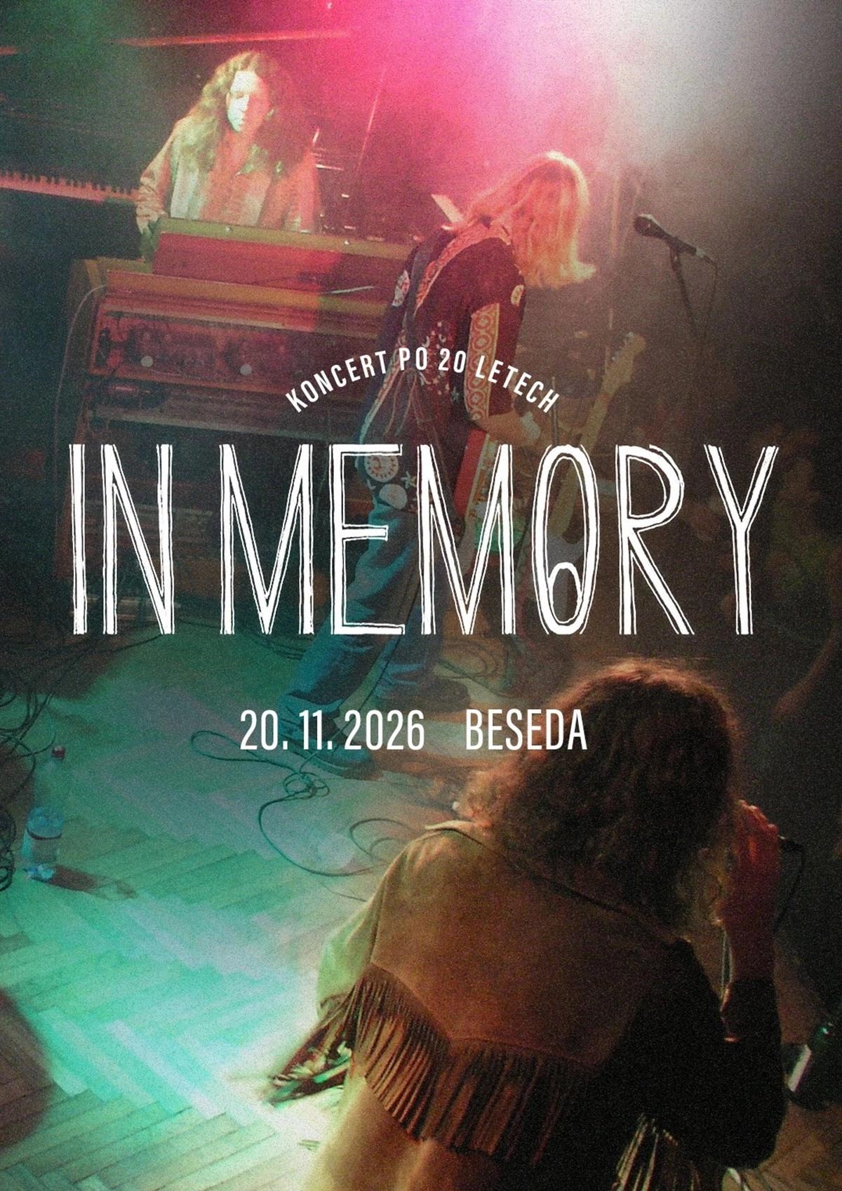 IN MEMORY po 20 letech – jediný koncert