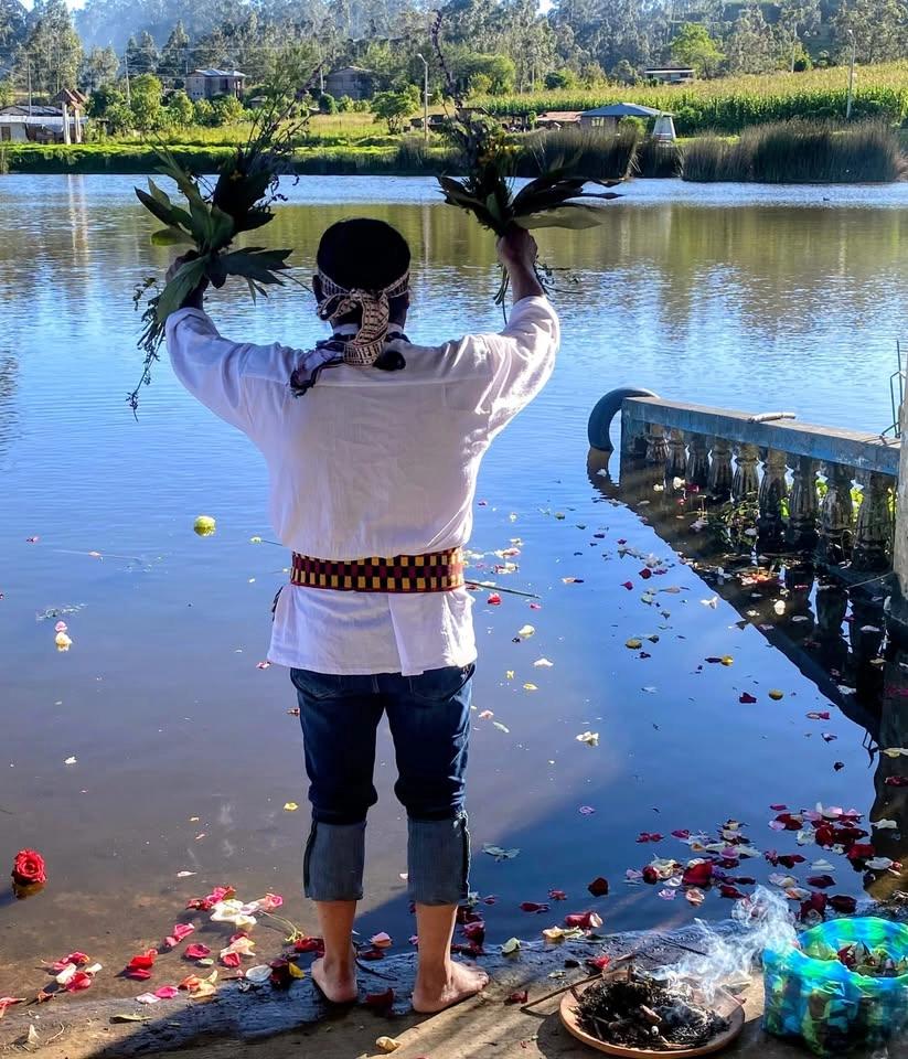 Shamanic Solstice Ceremony Inti Raymi Cleansing Bath at the Ocean
