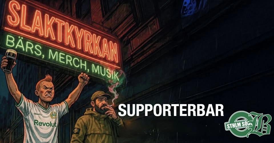 Bara Bajare & Sthlm Södra SUPPORTERBAR @Slaktkyrkan + VM FINALEN på STORBILD