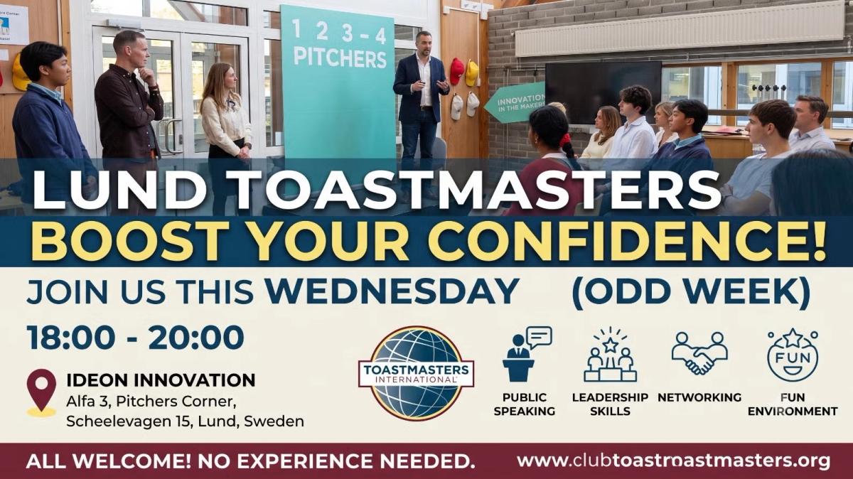 Lund Toastmasters: To be a better speaker