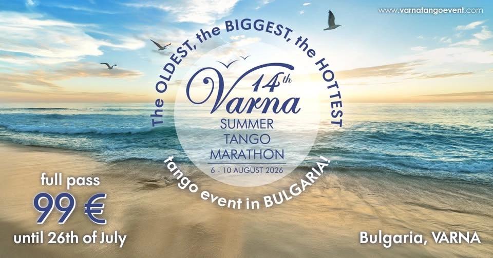 AFTER MARATHON milonga of the 14th Varna Summer TANGO Marathon, 6-10 August 2026