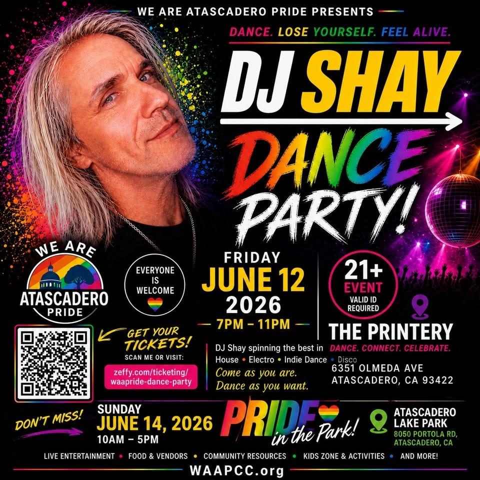 Atascadero Pride Dance Party (21+ Valid ID Required)