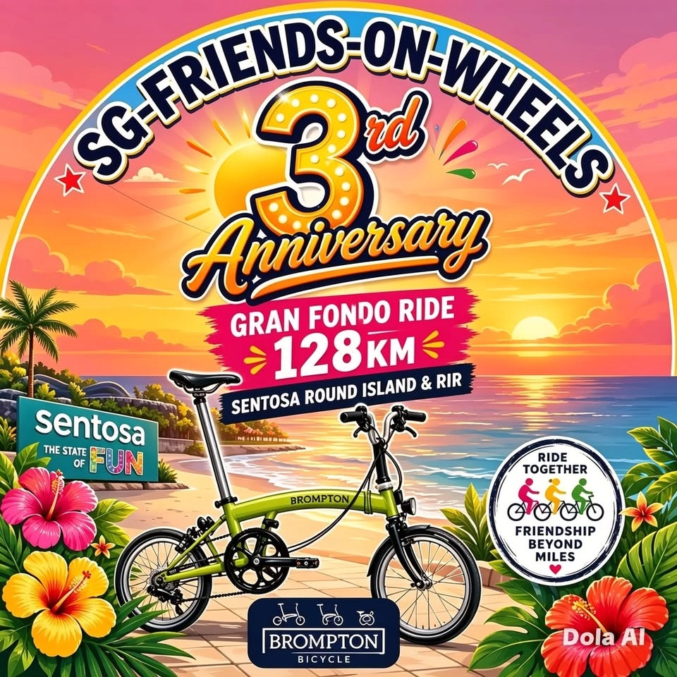 SFOW Anniversary Gran Fondo Ride 2026 - RIR(PCN) + Sentosa Round Island