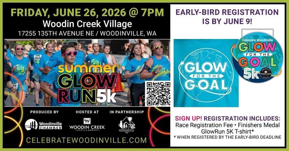 Celebrate Woodinville Glow Run 5k