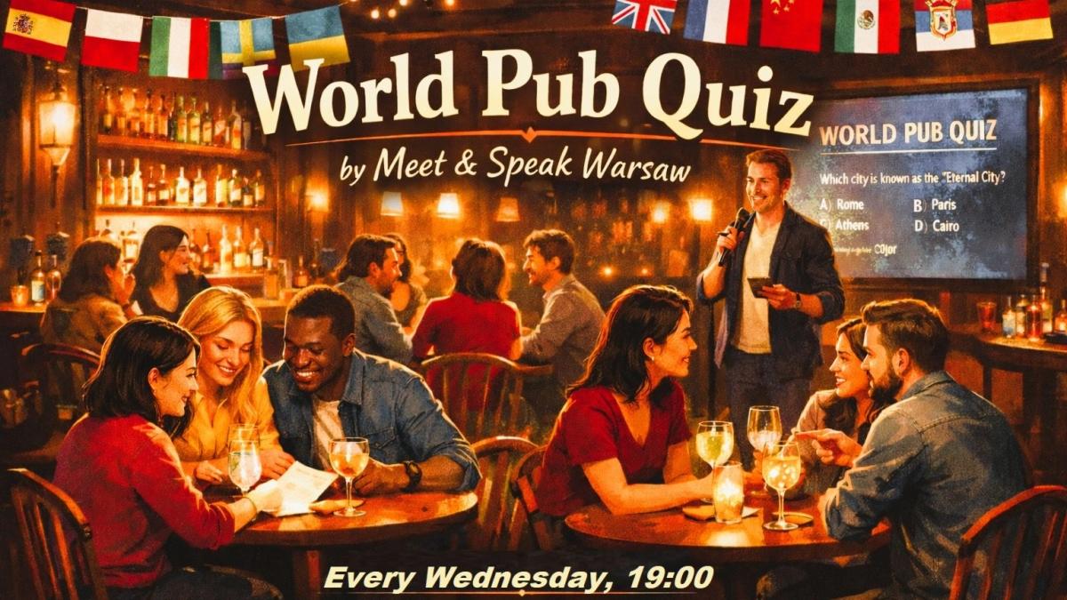 World Pub Quiz 🌍🤓 + Social Meetup 🤝💬🍸✨