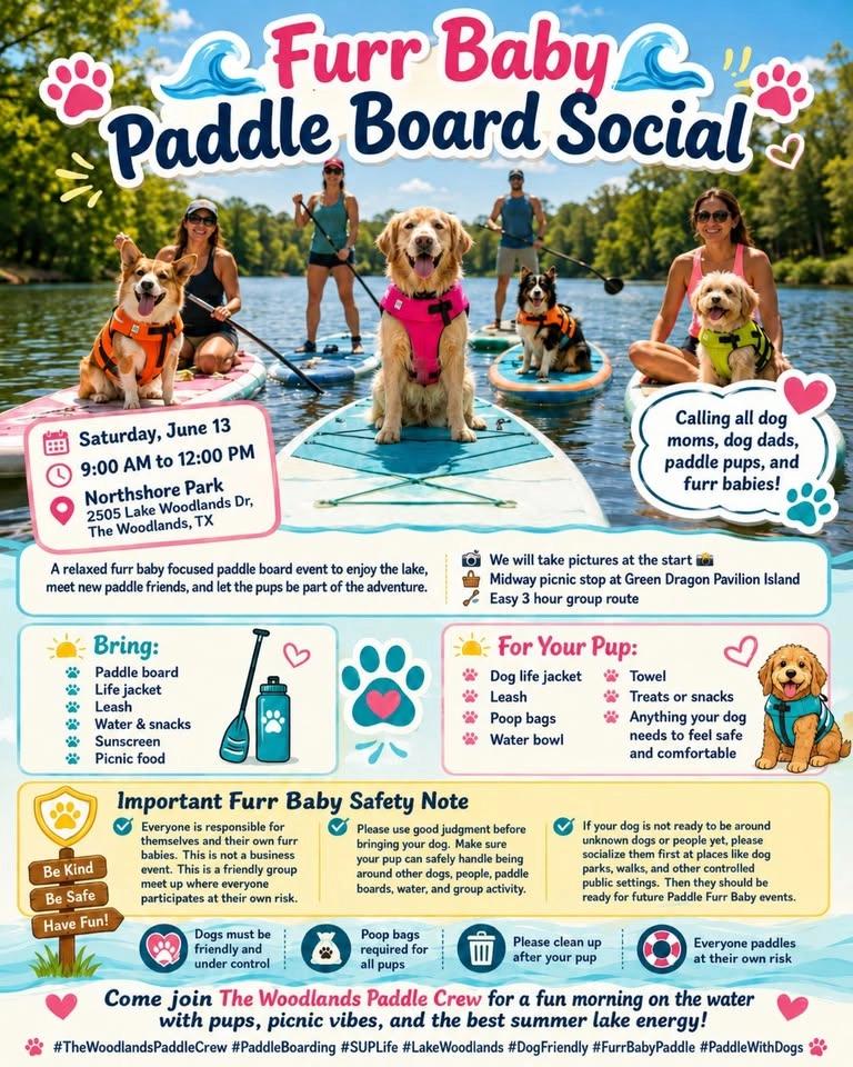 🐾🌊 Furr Baby Paddle Board Social 🌊🐾