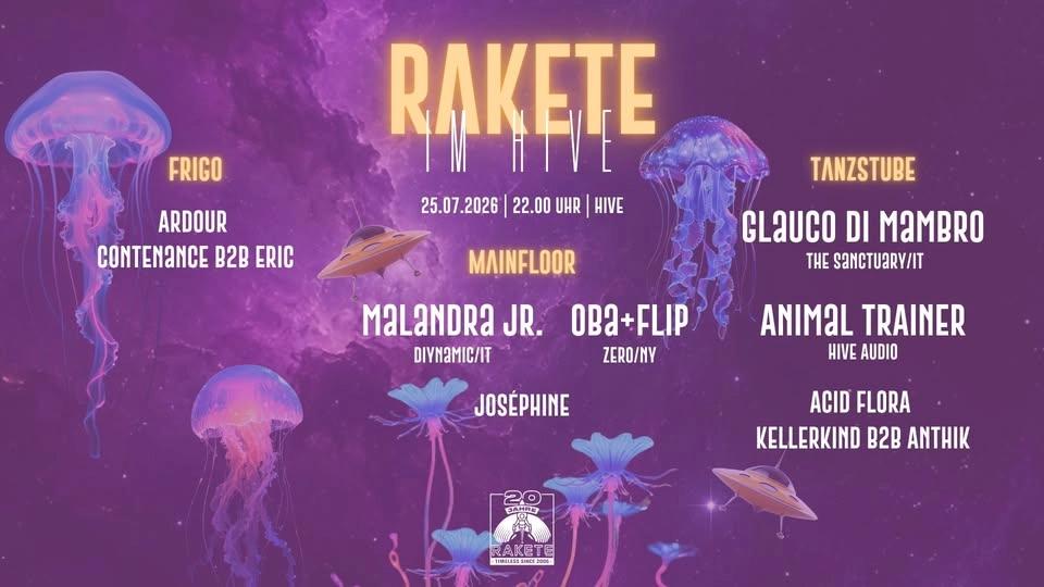 Rakete im Hive