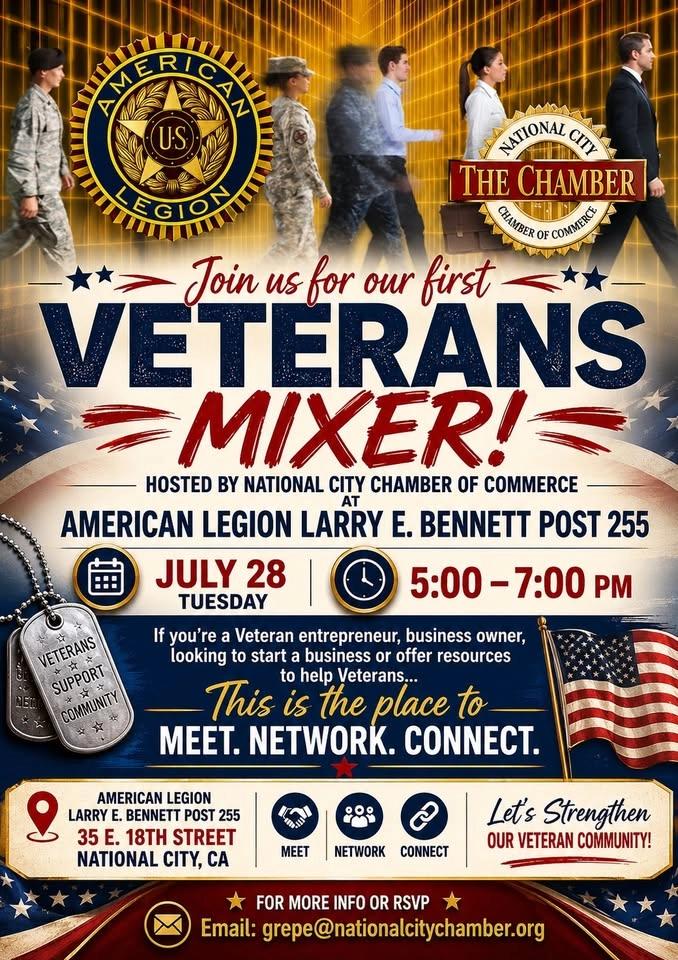 National City Chamber Veteran's Mixer