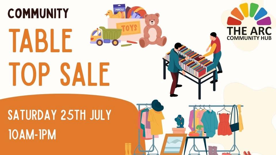 Community Table Top Sale at The Arc