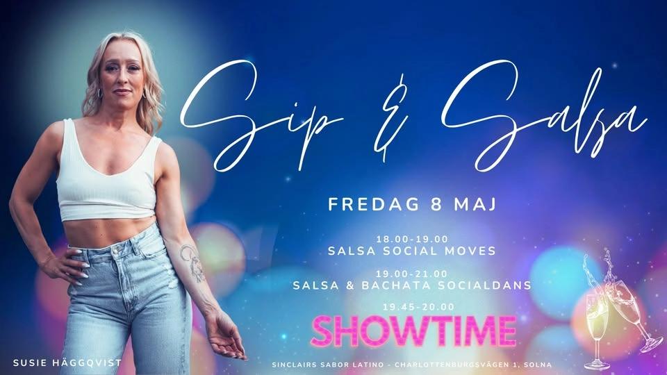 Sip & Salsa! - Salsa Social Moves med Susie Häggqvist