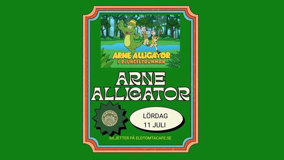 🌿 Trädgårdslive - Arne Alligator & Djungeltrumman