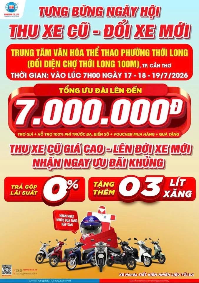 Thu xe cũ - Đổi xe Mới