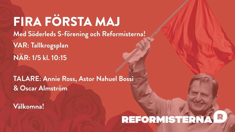 Första maj med Söderleds S-förening och Reformisterna