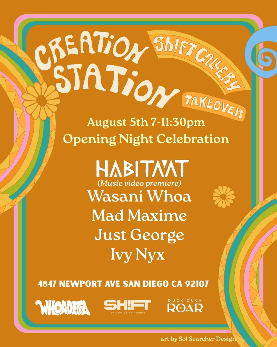 Creation Station Fundraiser-- Opening Event