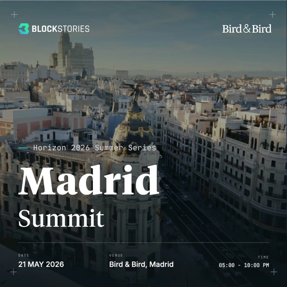 Blockstories Horizon 2026: Madrid Summit 🇪🇸
